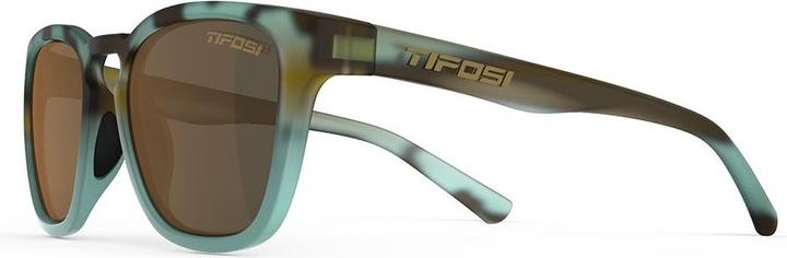 Actual product image MGA Tifosi Grin Mat Blue Tortoise Glasses (1 Glass Brown 17.1% Light Gear, No Mirror) (new) (Blue turtle, Blue)