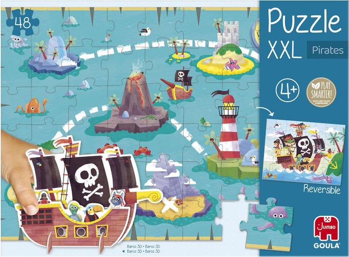 Produktbild Goula Puzzle Piraten XXL (48 Teile)