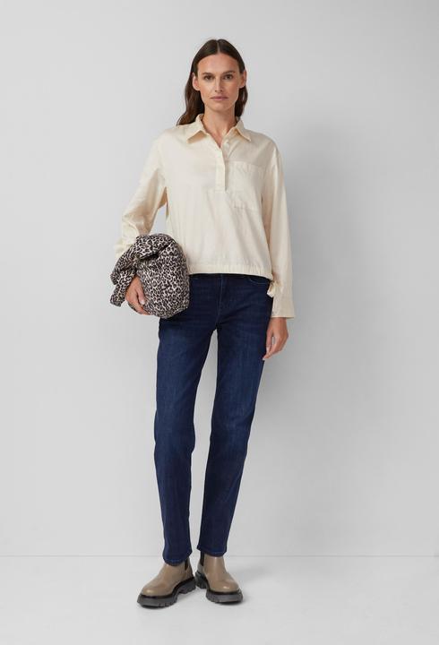 Immagine prodotto s.Oliver Bluse Baumwollsatin-Bluse mit Bindedetail am Saum (40)