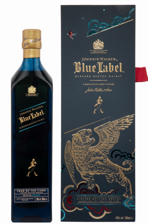 Image du produit Johnnie Walker Blended Whiskey Blue CN Year of the Tiger 2022 ED (Whisky mélangé)