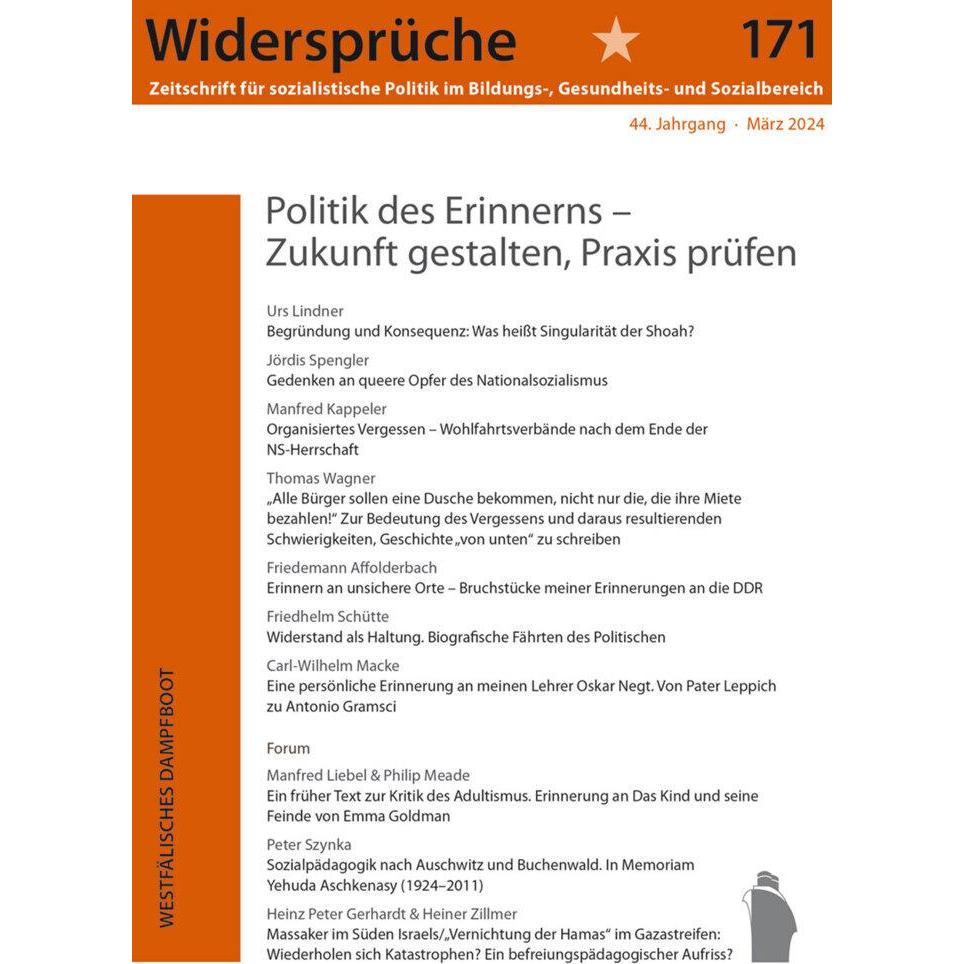 Politik des Erinnerns, Sachbücher von Widersprüche