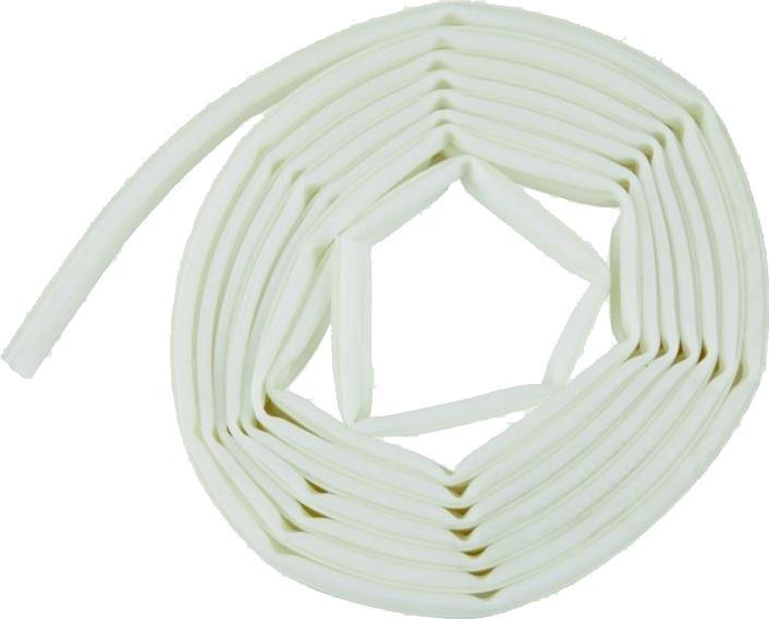 Actual product image Universal Textiles TPE Rubber Strip Draught Excluder Omega Section