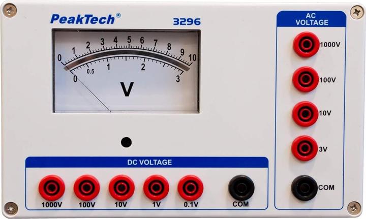 Immagine prodotto Peaktech 3296 Voltmetro, analogico, 1000 V