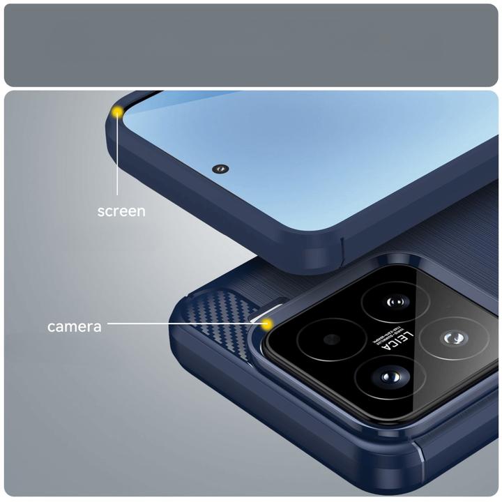 Produktbild Cover-Discount Xiaomi 15 - Metall Carbon Look Hülle (Xiaomi 15)