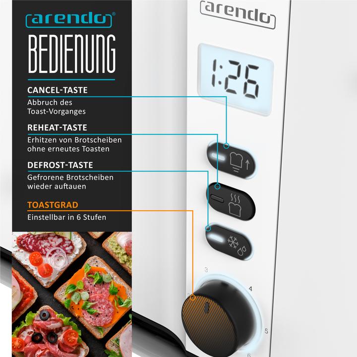 Actual product image Arendo Toaster