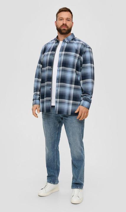 Produktbild s.Oliver Hemd Regular: Hemd aus Baumwollstretch (XXL)