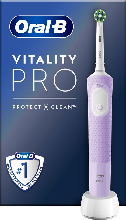 Actual product image Oral-B Vitality Pro D 103 Lilac Violet Hangable Box (Oscillating toothbrush)