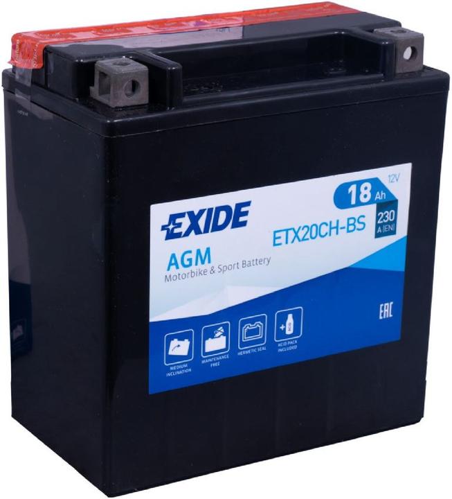 Actual product image Exide Agm (12 V, 18 Ah, 230 A)