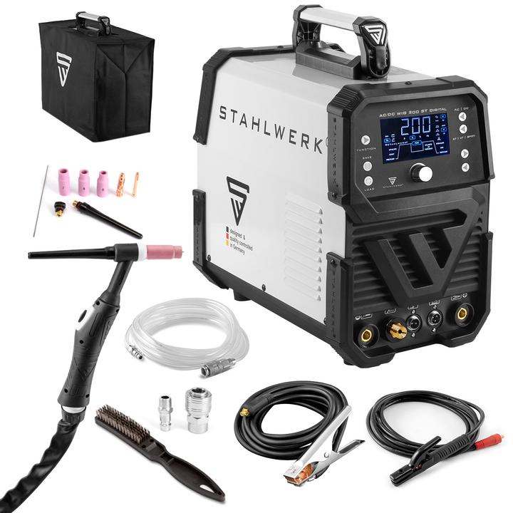Stahlwerk Saldatrice combinata digitale AC/DC TIG 200 ST 200 A