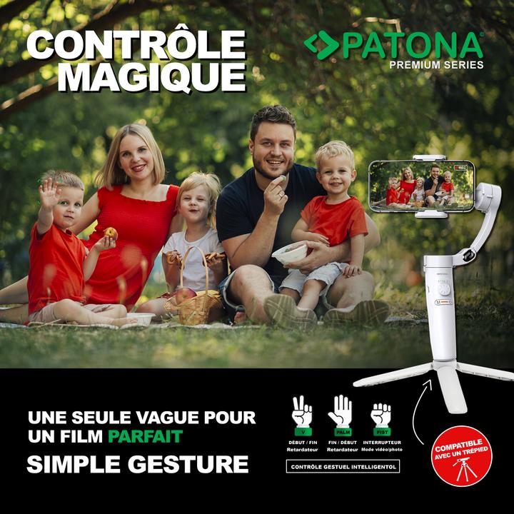 Actual product image Patona 3-axis gimbal smartphone (Smartphone)