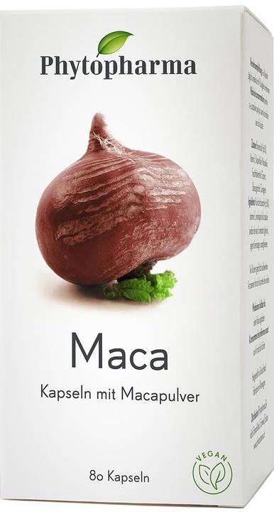 Produktbild Phytopharma Maca (80 Stück, Kapseln, 40.40 g)