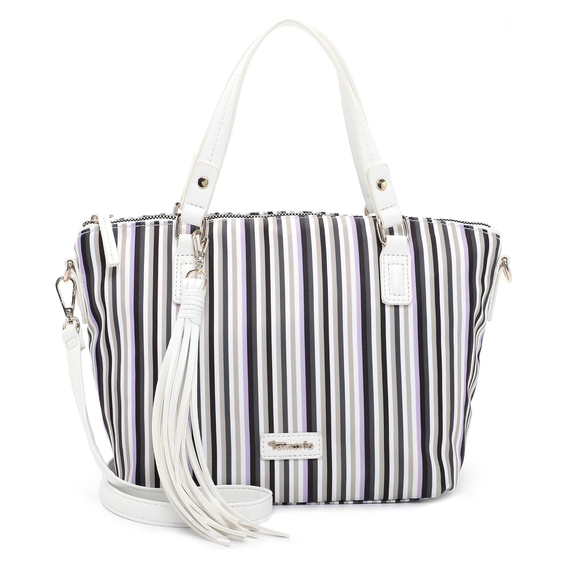Tamaris, Damen, Tasche, Shopper Lea, Weiss, (11.70 l)
