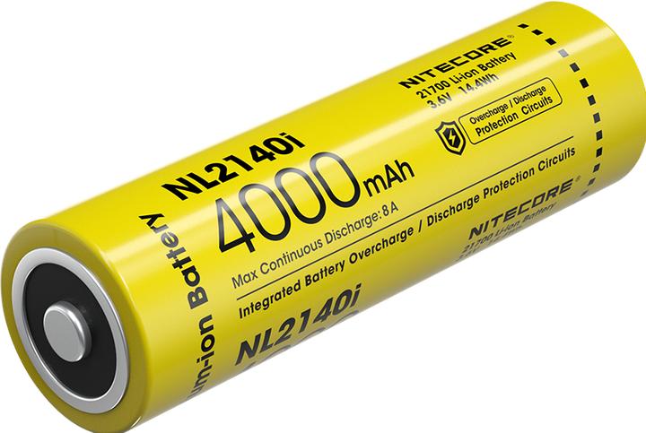 Nitecore Taschenlampenbatterie NL2140i 21700 36V 4000mAh