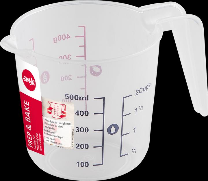 Produktbild Emsa Prep&Bake Kunststoff-Messbecher 0,5L (500 ml)