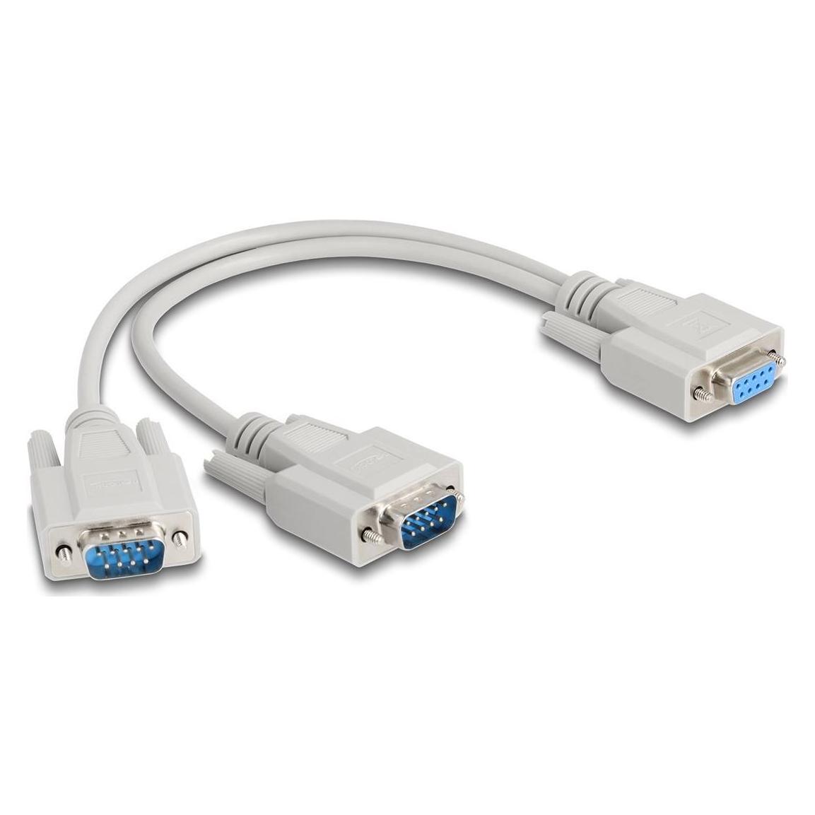 DeLOCK 67160 seriële kabel Beige 0,3 m Db-9