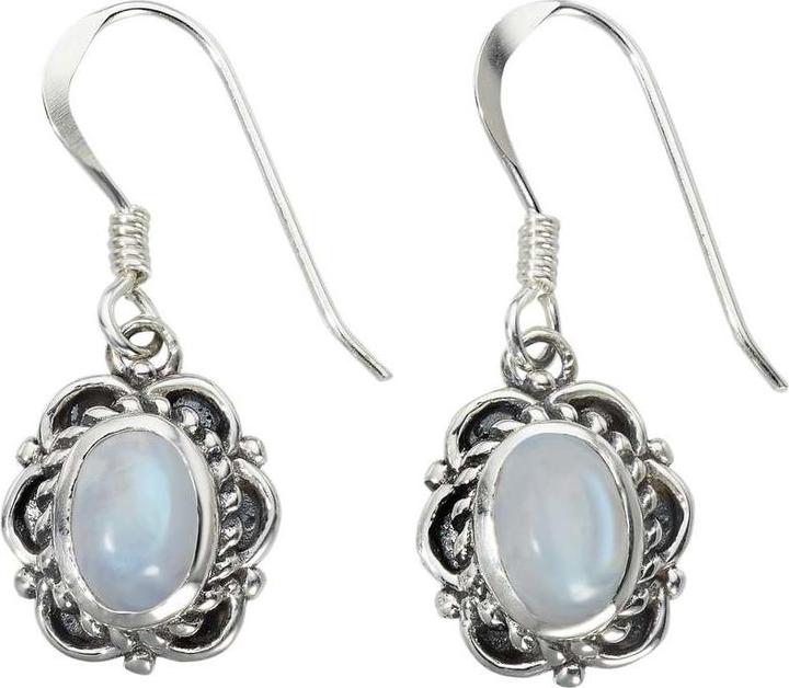 Produktbild Bijouteria Ohrhänger (Silber 925, Regenbogen Mondstein)