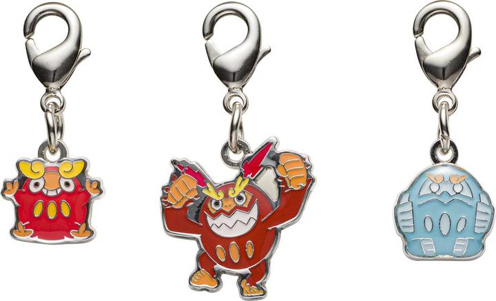Actual product image Pokémon Pokemon Center - Darumaka, Darmanitan keychain - 3 pieces
