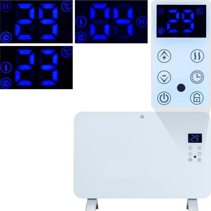 Produktbild Sichler Konvektor-Heizung mit App, für Amazon Alexa & Google Assistant (1000 W)