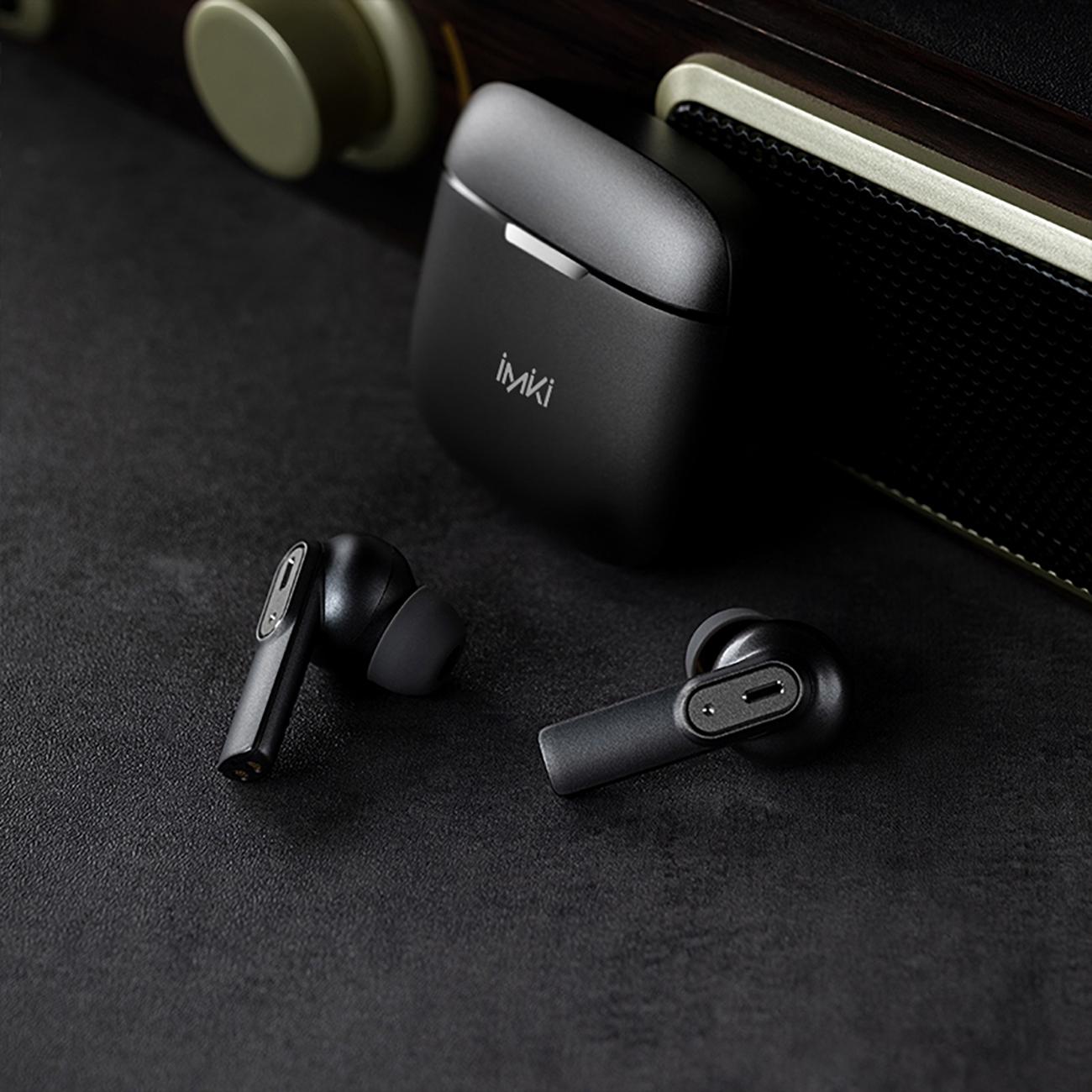 Thumbnail - Imiki earphones MT2 black, sample (ANC, 26 h, Kabellos), Kopfhörer, Schwarz