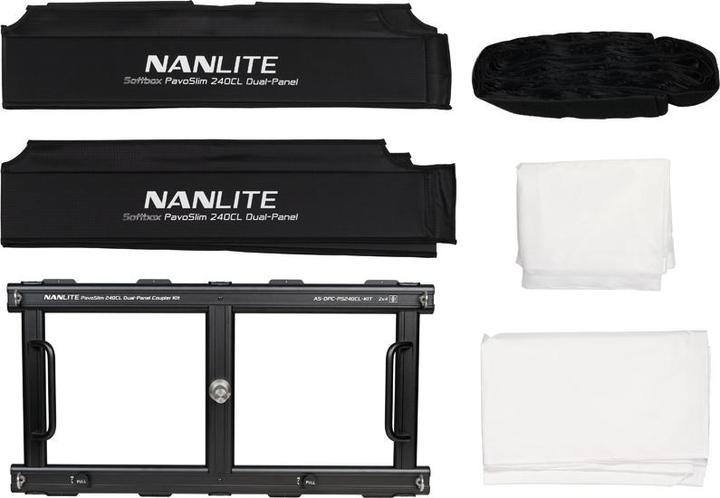 Image du produit Nanlite Dual Panel Coupler Kit (PavoSlim) (À monter)