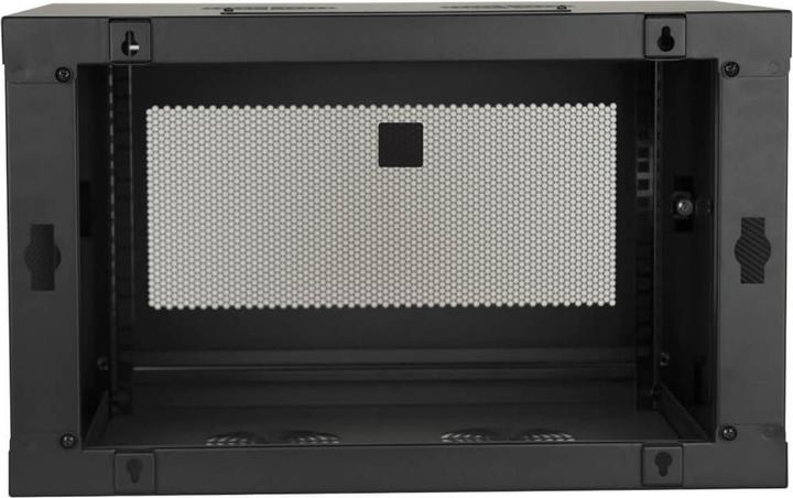 Actual product image Eaton SmartRack 6U Low-Profile Switch-Depth Knock-Down Wall-Mount Mini Rack Enclosure (6 RU, 19 inch rack)