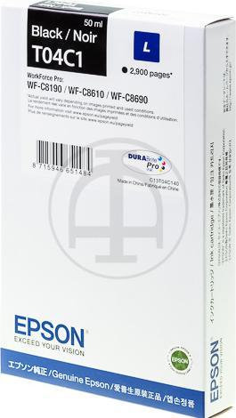 Produktbild Epson Ink Cartridge L Black T04c1 (BK)