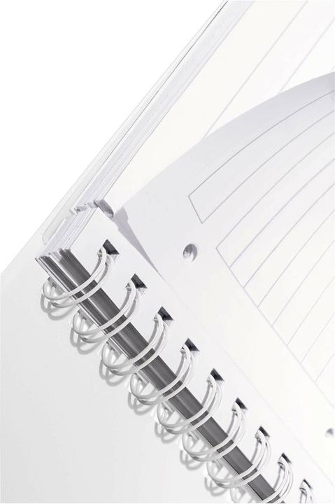 Actual product image Leitz WOW college notebook spiral bound with PP cover (A5, Lined, Hardcover)