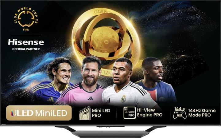 Actual product image Hisense TV 75U7Q (75", U7Q, Mini-LED, 4K, 2025)