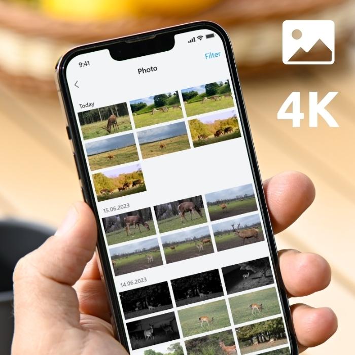 Produktbild Reolink – Go G450 4K PT Akku-Kamera mit 4G/LTE Solarpanel 2 – Tarnfarben (3840 x 2160 Pixels)