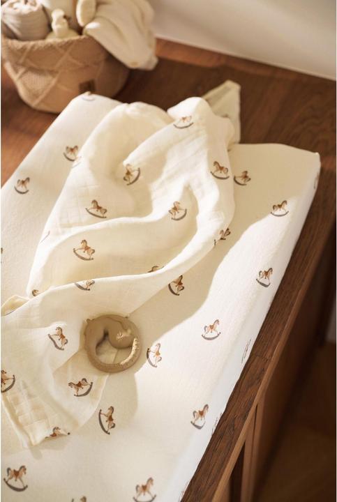 Productafbeelding Jollein Mousseline doek Nuscheli set van 3 Nostalgic Ride 70 cm x 70 cm (70 cm, 70 cm)