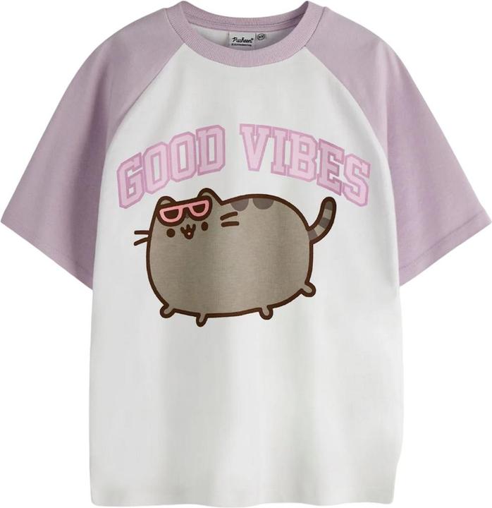 Immagine prodotto Pusheen Good Vibes Maglietta Raglan Ragazze (146, 152)
