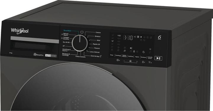 Actual product image Whirlpool Waschmaschine 9 Kg WiFi A-50% Inverter (9 kg, Left)