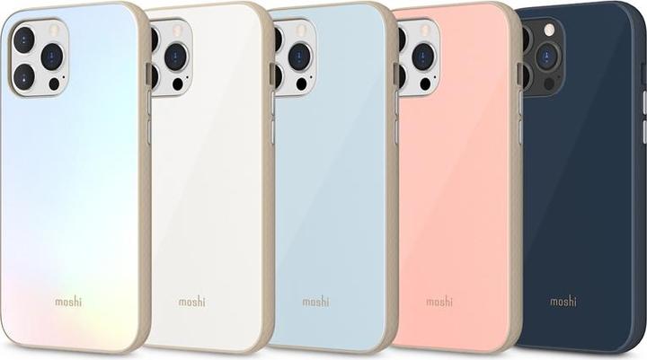 Image du produit Moshi iGlaze Slim Hardshell Case - Étui pour iPhone 13 Pro Max (système SnapTo) (Bleu Adriatique) (Apple iPhone 13 Pro Max)
