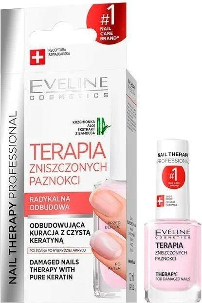 Produktbild Eveline Nail Therapy Professional Rebuild & Repair Nail Conditioner Rebuilding & Strengthening (12 ml)