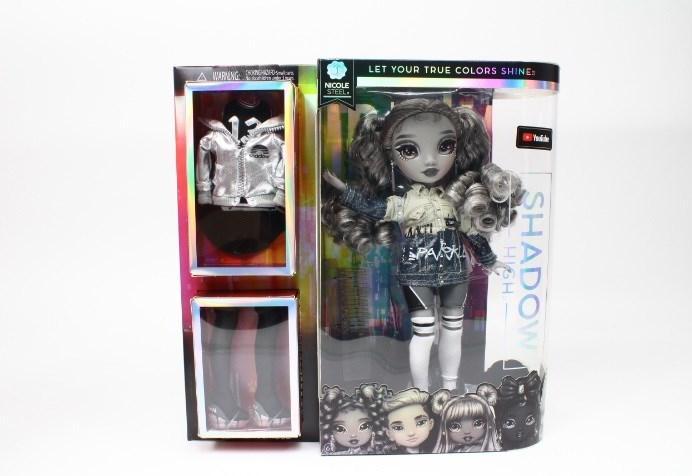 Actual product image NoName Rainbow High Shadow High Doll Nicole Steel