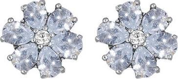 Image du produit Crystalp Flower Earrings With Clear Crystals Flower Kiss 42288.Whi.R