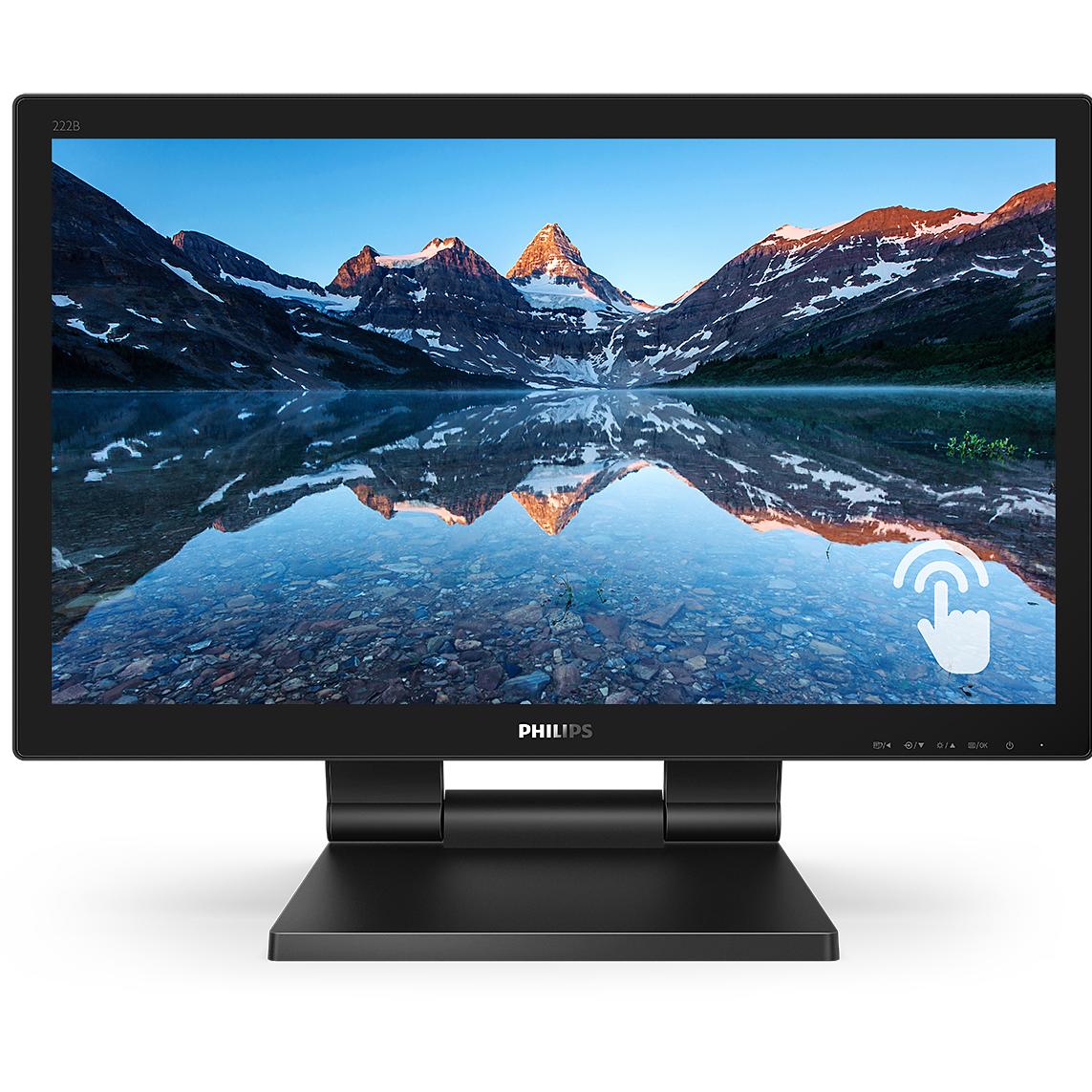 Philips 222B9TA/00 (1920 x 1080 Pixel, 21.50"), Monitor, Schwarz
