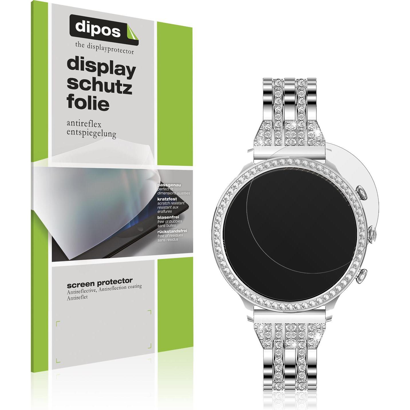 Dipos Schutzfolie Matt für Manta Diamond Lusso SWD01SL, Smartwatch Schutzfolie, Transparent