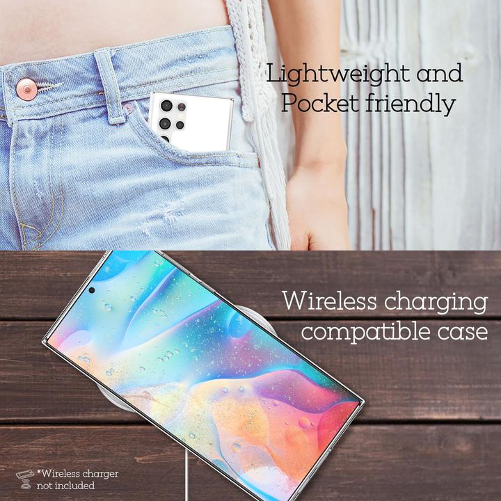 Produktbild Nalia Klare Transparente Silikon Hülle (Samsung Galaxy S22 Ultra)