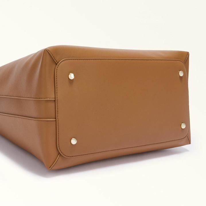 Produktbild Furla hobo bag goccia m in leather color brandy