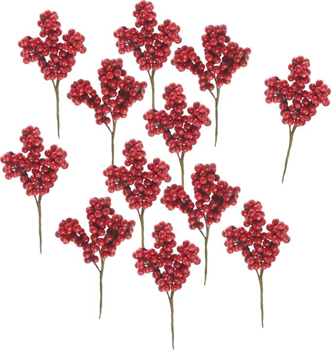 Image du produit Othmar Branche décorative avec baies rouges, L 17 cm