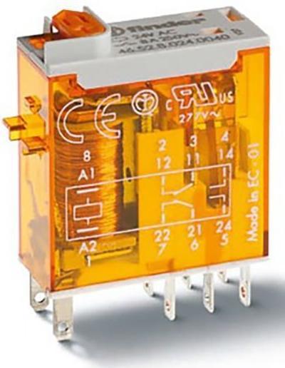 Produktbild Finder Relais 8A 12VDC 2-Wechsler mit LED
