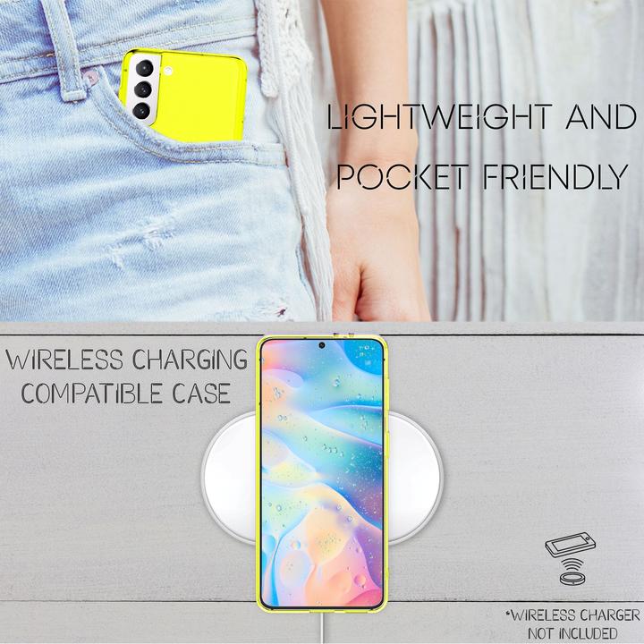 Produktbild Nalia Klar Transparente Neon Silikon Hülle (Samsung Galaxy S22)