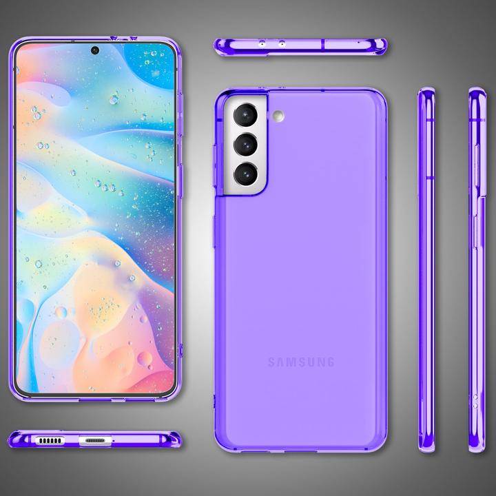 Produktbild Nalia Klar Transparente Neon Silikon Hülle (Samsung Galaxy S22)