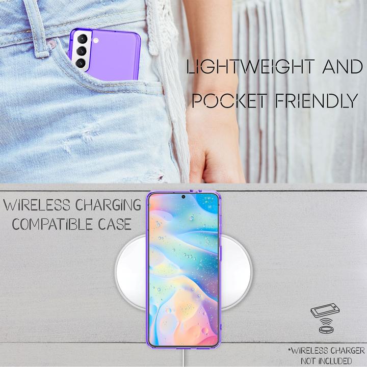 Produktbild Nalia Klar Transparente Neon Silikon Hülle (Samsung Galaxy S22)