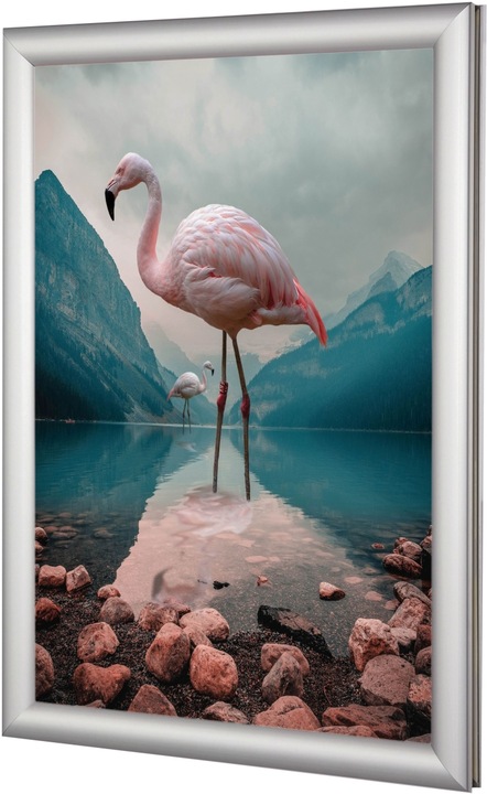 Actual product image Update Displays Snap frame Easy-Fix silver 32.7 x 45.0 cm (A3)