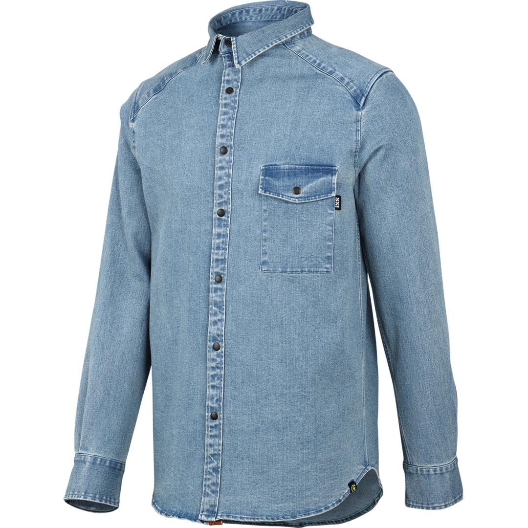 iXS, Herren, Hemd, Carve Digger organic Hemd, Blau, (S)