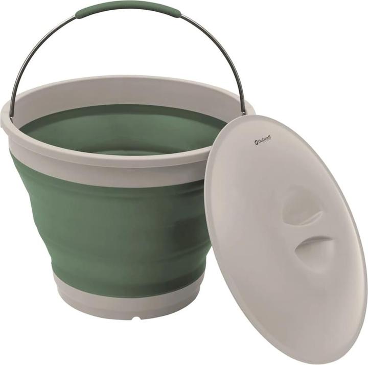 Immagine prodotto Outwell Secchio Collaps rotondo con coperchio Verde Ombra