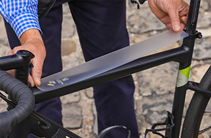 Productafbeelding Zefal Framebeschermingsfolie SKIN ARMOR L Mat Transparant (Frame beschermingsfolie)