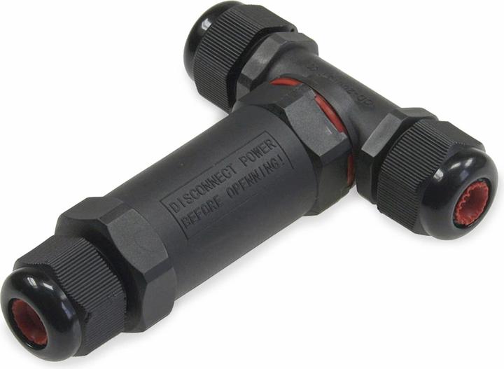 Actual product image Chilitec Cable T-connector, 3-pole, IP68, 230V